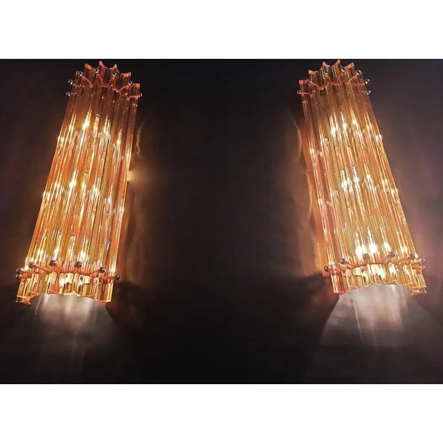 Vintage Italian Wall Sconce, 1990s, Set of 3 For Sale - Image 6 of 10