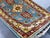 Blue and Burgundy Kazak Wool Runner Rug, Tribal Hallway Rug, 2'9" X 13'1" For Sale - Image 11 of 15