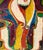 1970s "Liberty" Heavy Impasto Expressionist Nude Portrait of a Lady Standing by Harald Dry Schmidt For Sale - Image 5 of 7