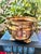 Rustic European 1970’s Solid Brass 5.5' Cache Pot With Feet and Handles For Sale - Image 3 of 7