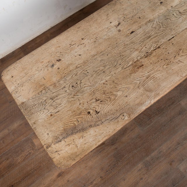 Mid 18th Century 18th Century Baroque Oak Library Console Table With One Drawer For Sale - Image 5 of 14