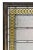 Antique, early 20th century skylight of textured, translucent, and stained glass. This large-scale window has a geometric...