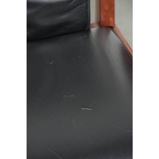 Art Deco Decoforma Series Dining Chairs in Black Cowhide Leather and Wood from Schuitema, Set of 4 For Sale - Image 11 of 18