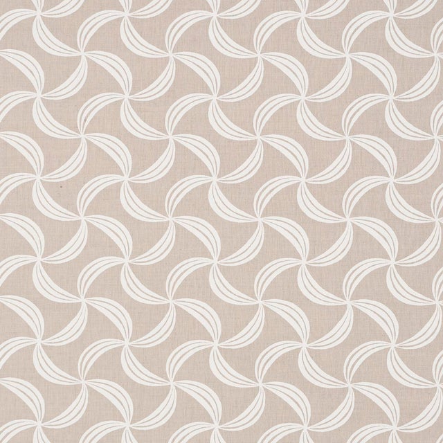 SAMPLE - Schumacher Ambrosia Fabric In Natural For Sale