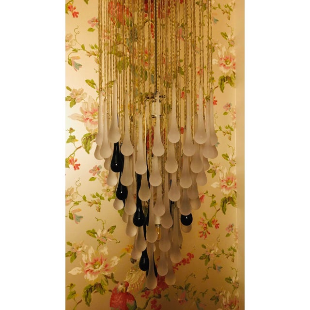 Venini Ceiling Lamp by Paolo Venini for Venini, 1984 For Sale - Image 4 of 16