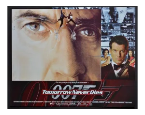 James Bond 007 Tomorrow Never Dies Original Lobby Card, UK, 1997