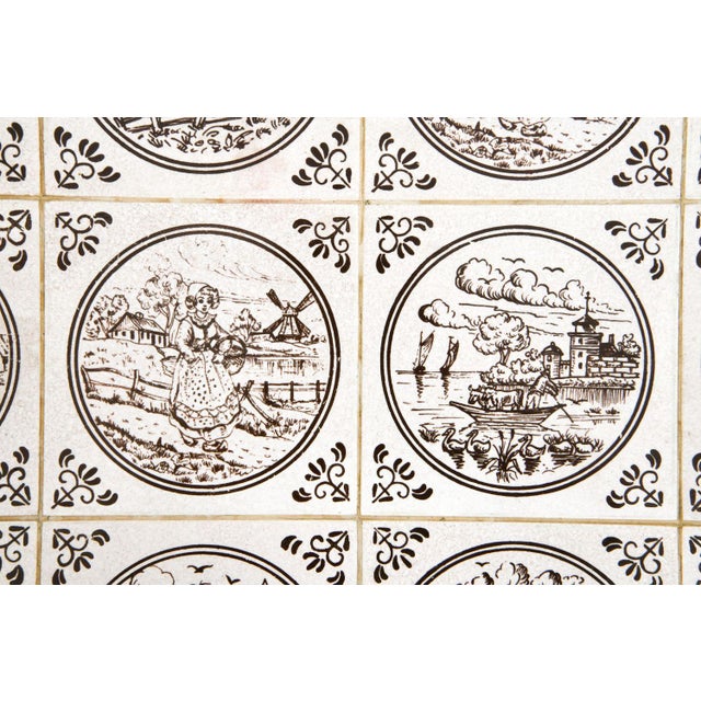 Wood 1970s Danish Oak & Tile Coffee Table For Sale - Image 7 of 7