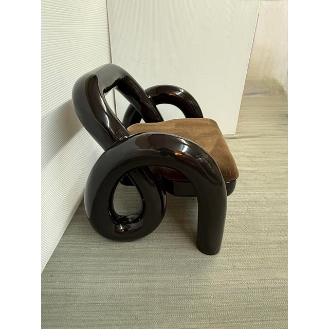 Caracole Gelee Accent Chair, Chestnut For Sale In San Francisco - Image 6 of 12