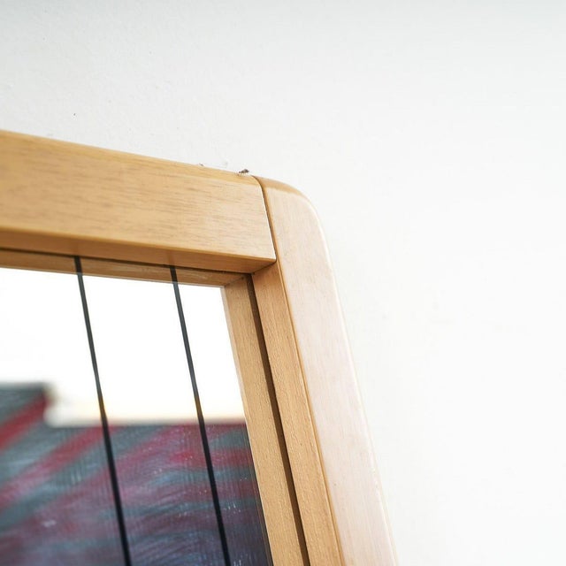 Vintage Wooden Mirror, 1970s, in Good conditions. Designed 1970 to 1979