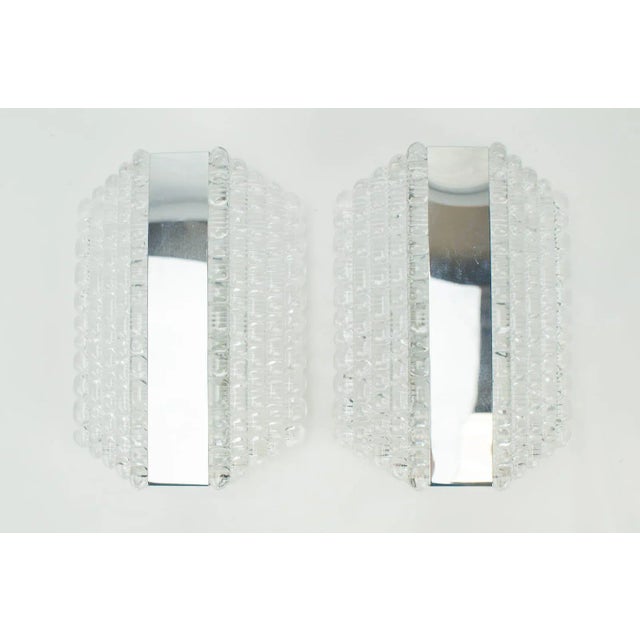 Glass Wall Lights by Kaiser Leuchten, 1960s, Set of 2 For Sale - Image 7 of 7