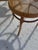 Brown 1970s Palm Beach Style Rattan Dining Set With Glass Top Table and Four Cane Back Chairs For Sale - Image 8 of 12