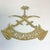 Mid-Century Boho Chic Islamic Brass Saudi Arabia National Emblem. For Sale - Image 6 of 10