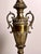 Metal Antique French Neoclassical Tall Columnar Gilt Iron Two Light Table Lamp For Sale - Image 7 of 17