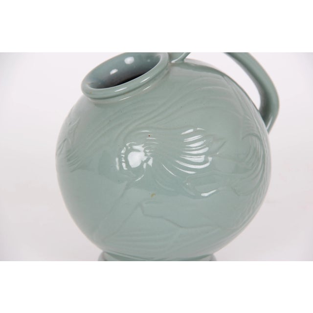 Vintage Green Ceramic Jug by Ipsens Enke For Sale - Image 3 of 6