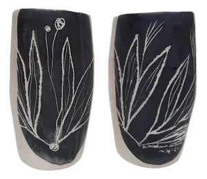 Fleurs et Feuilles Glasses from Amodino Milano, Set of 2