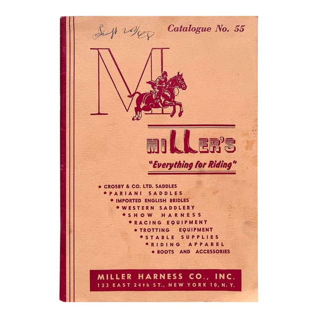 "Miller Harness Company Catalogue No. 55" 1948 For Sale