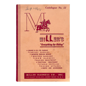 "Miller Harness Company Catalogue No. 55" 1948