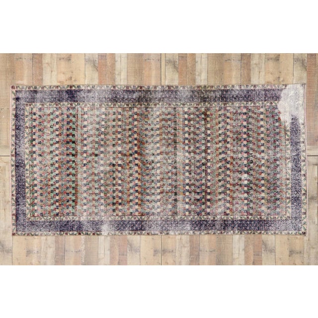 Vintage Turkish Sivas Rug, 04'09 X 09'04 For Sale - Image 9 of 10