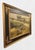 1980s Grand Manor ​Traditional Equestrian Fox Hunt Scene Black Gold Ornate Framed Oil Painting For Sale - Image 9 of 10