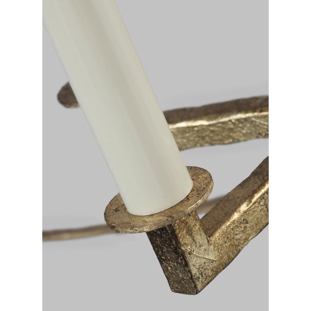 Sean Lavin by Visual Comfort Studio Thayer Large Lantern, Antique Gild For Sale - Image 4 of 5