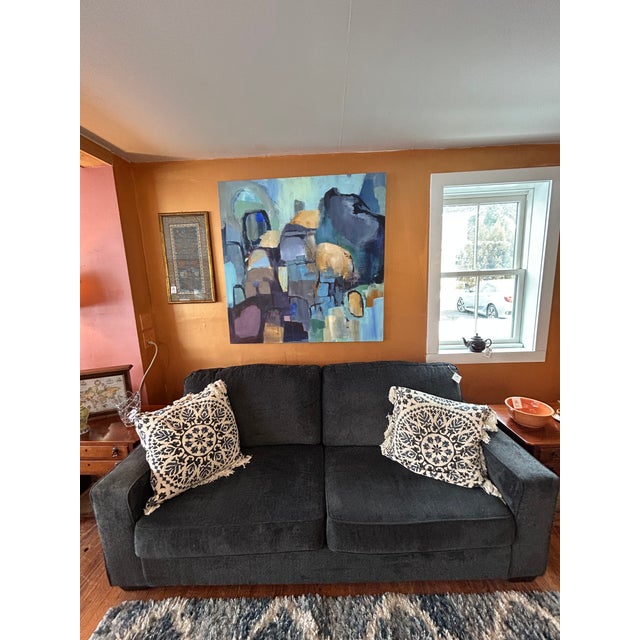 Abstract Large Abstract Original Painting by Robert Hansen For Sale - Image 3 of 10