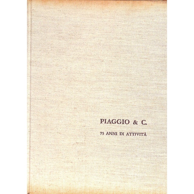 Piaggio; Vespa [163] pp. Giuseppe Lang, Genova, Italy 1960 11 5/8" x 8 5/8" A history of the Vespa and the Piaggio...