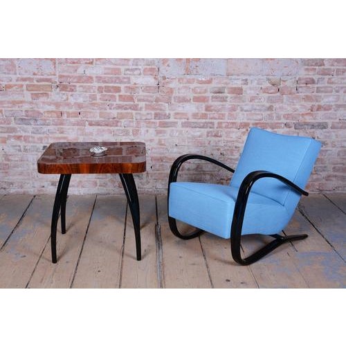 Czech Art Deco H-269 Lounge Chair by J. Halabala for Up Závody, 1930s For Sale - Image 17 of 18