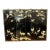 Vintage Black Lacquered Coromandel Wall Hanging Panels - Set of Four For Sale