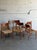 j.l. Moller Oak Model 71 Dining Chairs Set of 6 Cord Seats Denmark 1960s For Sale In Los Angeles - Image 6 of 11