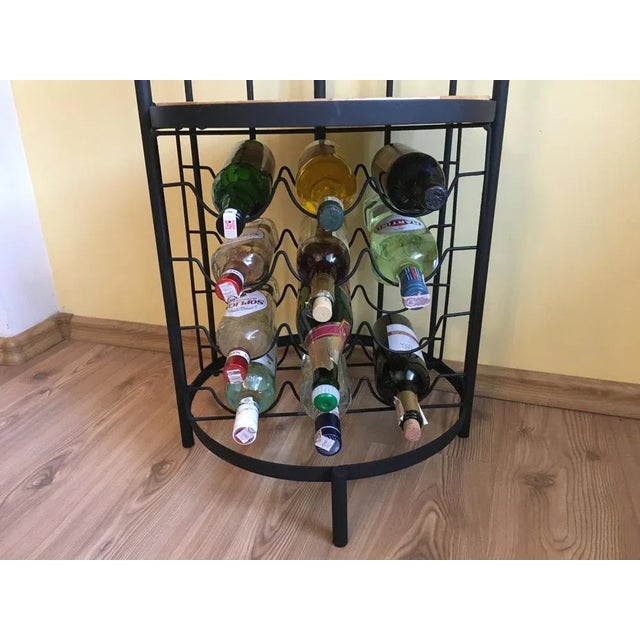 Wood High Loft Style Metal and Wood Bar For Sale - Image 7 of 18