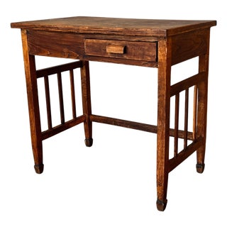Early 19th Century Folk Art Side Table or Desk, Scandinavia For Sale