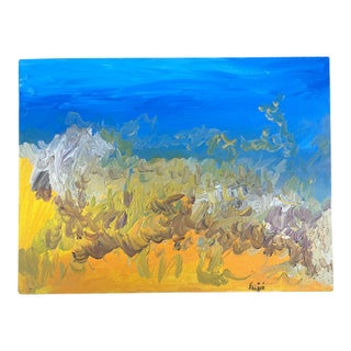 2015 Oil Painting by Tiago Feijoo: "Paisagens Musical", Signed For Sale