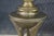 2 Art Deco Hollywood Regency Style Tapered Brass Buffet Table Lamps Pair For Sale - Image 9 of 16