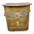 Early 20th Century Art Deco Brass Fireplace Fuel Bucket For Sale