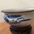 Chinese Antique Collectable Qianlong Period Blue and White Glazed Porcelain Censer/Bowl on Wood Base For Sale - Image 3 of 12