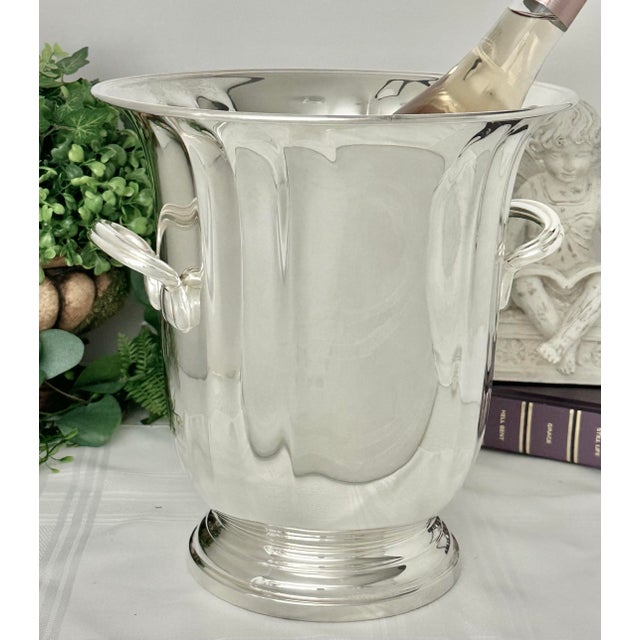 Late 20th Century Vintage Gorham Heritage Newport Champagne Bucket / Ice Bucket For Sale - Image 5 of 10