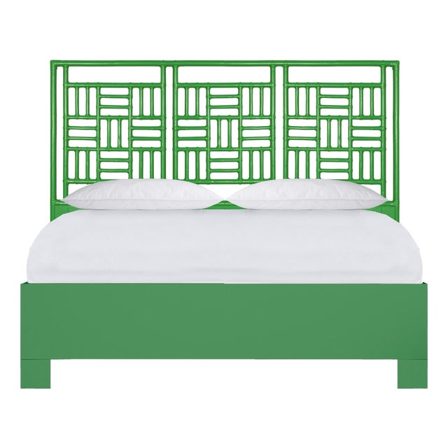 Finn Standard Bed King - Bright Green For Sale