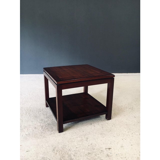 Vintage Postmodern Design Bamboo Side Table by Axel Vervoordt. Made in Belgium, 1980's / 90's period. Wood construction...