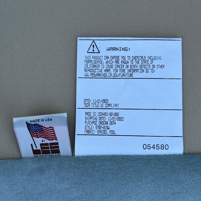 Lee Industries Swivel Chair Chairish