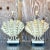Vintage Coastal Ruffle Clamshell Lamps - a Pair For Sale In West Palm - Image 6 of 6