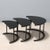 Tria Coffee Tables by Gianfranco Frattini for Acerbis, Set of 3 For Sale - Image 10 of 10