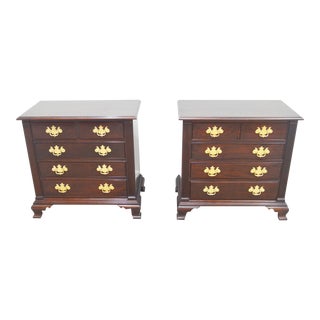 Stickley Williamsburg Collection Mahogany Nightstand a Pair For Sale