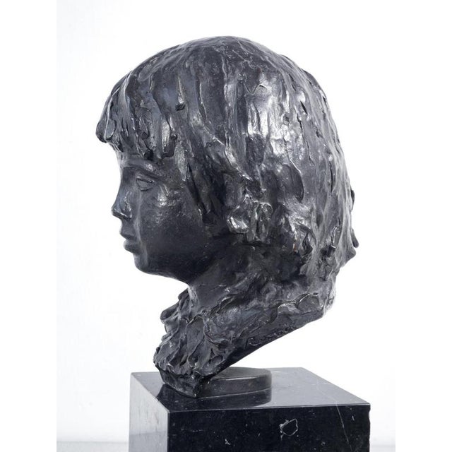 Metal A. Renoir, Coco, Bronze Sculpture For Sale - Image 7 of 18