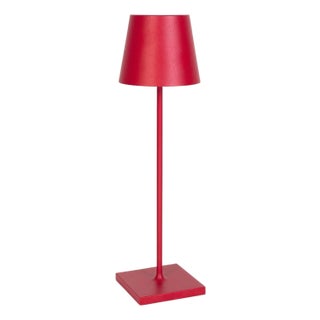 Zafferano Poldina Pro Rechargeable Lamp - Red For Sale
