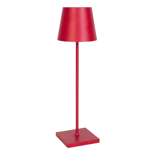 Zafferano Poldina Pro Rechargeable Lamp - Red For Sale
