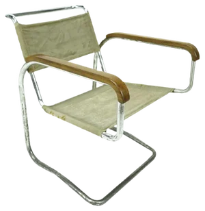 Model H-91 Bauhaus Cantilever Chair by Jindrich Halabala, 1930s