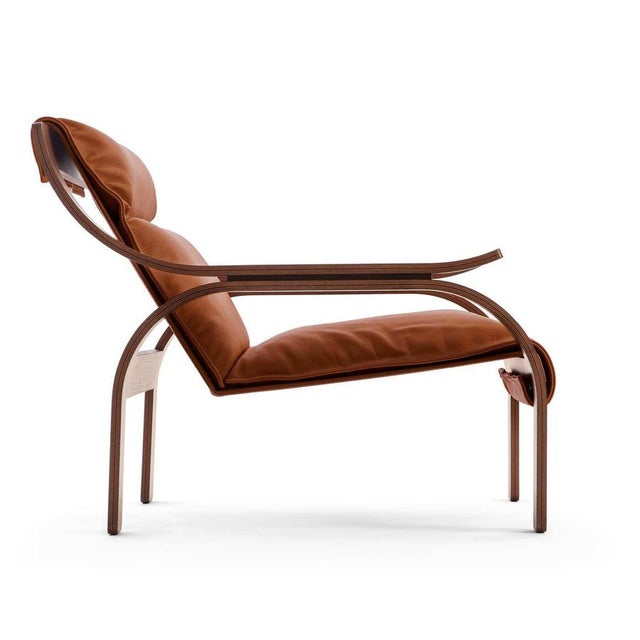 Marco Zanuso Woodline Armchair by Marco Zanuso for Cassina For Sale - Image 4 of 11