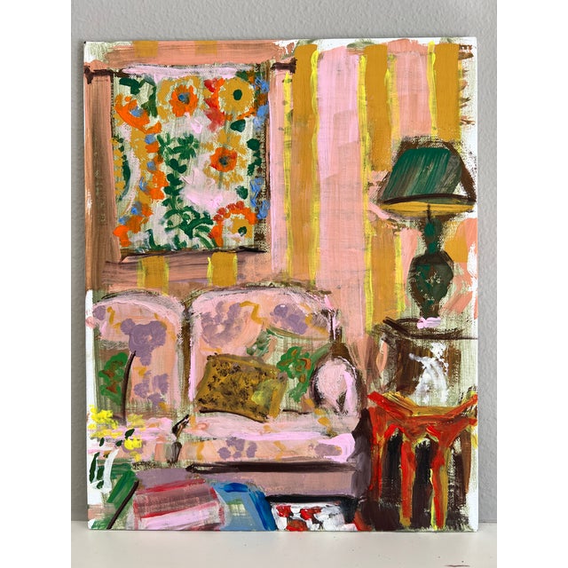 Candy Colored an original painting with lovely pastel colors. The painting has expressive brushwork and layered paint. An...