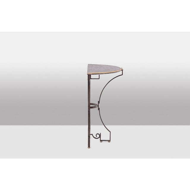 Half-Moon Shaped Consoles, Set of 2 For Sale - Image 6 of 11