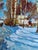 Oil Painting Sunny Winter Day Yuriy Suprunchuk For Sale - Image 4 of 12